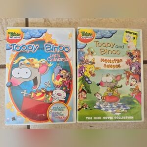 Toopy & Binoo DVD LOT: Let's Celebrate & Monster School